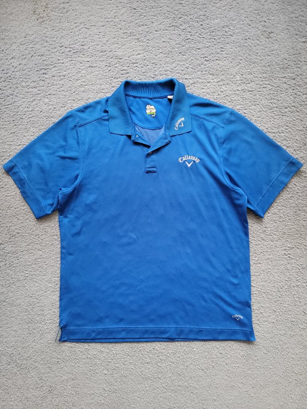 Callaway X Series Bright Blue Golf Polo Shirt Top - Mens Size Large